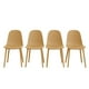 thumbnail image 1 of Set de 4 Sillas Ergonómicas de 79 cm Color Mostaza Ideen, 1 of 7