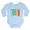 Sky Blue, variant on - Vintage Phoenix Cityscape Body Suit - Long Sleeve Cotton Baby Bodysuit