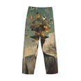 thumbnail image 3 of Lsque Surreal Floral Mindscape Print Men's Pajama Pants, Lounge Pant - Comfortable Home Wear,Elastic Waistband, Stylish Design-Medium, 3 of 9