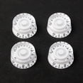 thumbnail image 2 of MasteelfCA 4 PCS/ Set Guitar Knobs Volume Tone Control Knobs Rotary Knobs for Epiphone Style Electric Guitar Parts Replacement (White), 2 of 7