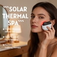 thumbnail image 6 of Electric Heated Gua Sha Facial Sculpting Tool with Vibration 3 massage modes, Women's Facial Massager, LED Red Light Therapy for Neck & Face, Skin Firming Device, Premium Gift for Wife Mom, 6 of 7