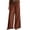 Orange(Womens Pants), variant on GUACER Womens Linen Wide Leg Pants Drawstring with Tassels & Pockets Palazzo Trousers for Beach & Casual Wear