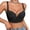 Black, variant on Women Lace Underwire Bra Back Closure Push Up Breathable Daily Wear