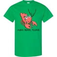 thumbnail image 3 of Inktastic More Beads, Please Cute Mardi Gras Crawfish T-Shirt, 3 of 5