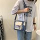 thumbnail image 1 of Bolso de hombro de moda Bolsos cruzados de lona para mujer Casual para ir de compras (Azul) Sywqhk Para Estrenar, 1 of 9