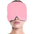 thumbnail image 1 of Fitting Ice Headache/migraine Relief Cap, Cold Therapy Relief Cap, Stretchable Ice Pack Eye Mask For Puffy Eyespink, 1 of 5