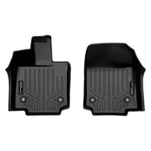 SMARTLINER All Weather Custom Fit Black 1st Row Floor Mat Liner Set Compatible With 2023-2024 Lexus RX (Only Fits Non-Hybrid Models)