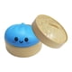 thumbnail image 3 of Pelota antiestrés en forma de bola de masa hervida, juguete novedoso para escritorio de oficina, linda y divertida para niños y adultos, cocinada al vapor Azul, 3 of 9