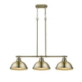 thumbnail image 2 of 3 Light Linear Pendant in Classic Style 8.5 inches High By 40 inches Wide-Rubbed Bronze Finish-Rubbed Bronze Shade Color Bailey Street Home, 2 of 10