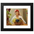 thumbnail image 2 of Franz von Matsch 14x12 Black Modern Framed Museum Art Print Titled - Grape Harvest, 2 of 5