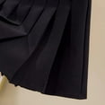 thumbnail image 4 of THDHVS Uniform Skirts for Girls,Girls Skorts,Toddler Girls Pleated Skirt Baby Girls Uniform Skirt Built in Shorts Tennis Casual Skorts for Little Kid Black 4-5 Years, 4 of 5