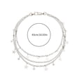 thumbnail image 2 of Apooke Pants Chain with Five-pointed Star Decor Wallet Chain Charm Jeans Pocket Chains Hip Hop Rock Style Chains for Women Men, 2 of 10