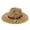 F-419KH, variant on ZHOGXU Mens Womens Straw Hat With Adjustable Straps Solid Color Wide Brim Comfortable Breathable Cowboy Cap For Outdoor Activities,Beige,One Size