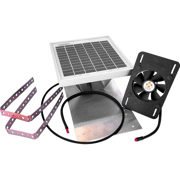 Solar Metal RidgeBlaster for houses, sheds and garages that have ridge vent