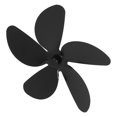 thumbnail image 4 of Fireplace Fan Accessory, Heat Powered Fan Blade Black Rustproof Wide Application  For Home For Living Room, 4 of 8