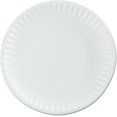 thumbnail image 3 of AJM Packaging CP9GOEWH Gold Label Coated Paper Plates, 9-Inch dia, White, 100/Pack, 10 Packs/Carton, 3 of 4
