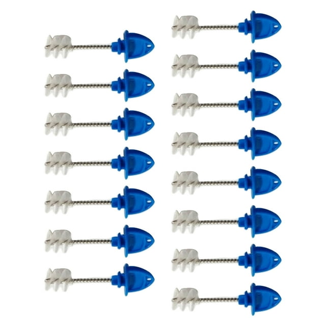 bedienty 15 Pieces Draft Beer Tap Plug Faucet Cleaning Brush Dust-proof Home Brew