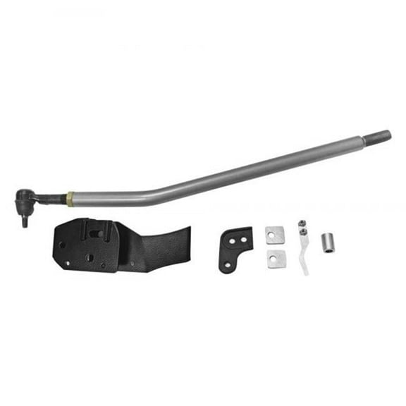 Rubicon Express JK Solid Bar Drag Link High Steer Kit for 2007-2018 Jeep Wrangler