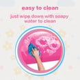 thumbnail image 2 of Gymnastics Mat 10'x4'x2" Foldable Tumbling Mats with Carrying Handles Four Fold Thick Exercise Mat for Home Aerobics Stretching Yoga, Rose Pink, 2 of 8
