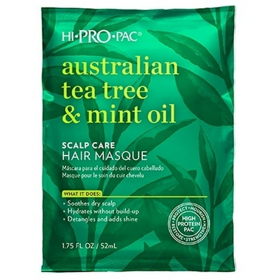 Hi Pro Pac Australian Tea Tree and Mint Oil Scalp Care Hair Masque 1.75 Oz.