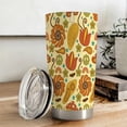 thumbnail image 2 of Daisy Tumbler 20oz with Lid Pink Cute Flower Travel Coffee Cup for Women Friend Holiday Birthday Gift, 2 of 6