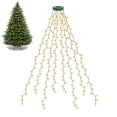thumbnail image 1 of Luces para árbol de Navidad BOLWEO 280LED, 8 modos, blanco cálido, 1 of 6