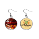 thumbnail image 1 of Hojas de estilo japones, pabellón de Japón Pendiente del lóbulo de la joyería del pendiente de la hoja del otoño Unbranded M, 1 of 3