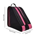 thumbnail image 3 of Bolsa para patines de hielo para niños, mochila de viaje gruesa y transpirable para patinaje sobre hielo (rosa), 3 of 3