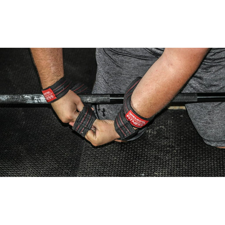 Serious Steel Fitness Figure 8 Straps | Deadlift Straps | Lifting Straps (70cm)