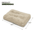 thumbnail image 3 of Magshion 40.5" Rectangle Pet Bed Washable for Puppy and Kitten with Slip-Resistant Bottom, Beige, 3 of 10