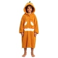 thumbnail image 3 of Faraee Wearable Blanket Hoodie for Kids Toddler 0-5 Years Pumpkin Oversized Hooded Blankets Sweatshirt with Pocket Orange Birthday Gift for Boys and Girls, 3 of 5