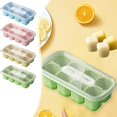 thumbnail image 1 of Ganfancp Hielo Enrejado Caja Uso Doméstico con Tapa Caja de Hielo Fondo Blando Pequeña Caja de Hielo Ocho Compartimentos Caja de Frutas Caja de Almacenamiento Ofertas Flash Liquidación 1* Producto, 1 of 7