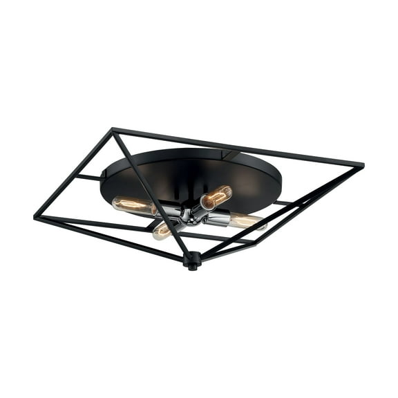 Nuvo Lighting - Legend-4 Light Large Flush Mount in Industrial Style-22 Inches