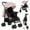 PINK, variant on Lightweight Baby Stroller, Portable Infant Pushchair with Raincoat and One Button Folding,for Newborns to Toddlers(0-36 Months),12Pounds,Unisex Grey