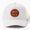 White, variant on Half Moon Pond State Park Baseball Cap, Heraldic Logo Travel Graphic Design, Classic Hat