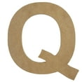 thumbnail image 1 of Wooden Letter Unfinished, Arial Font, Craft Cutout, 1 of 3