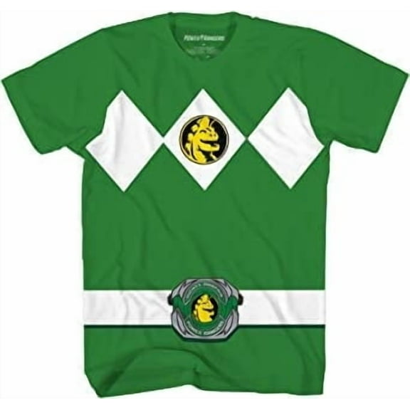 Power Rangers Green Costume T-Shirt, Small