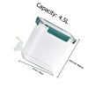 thumbnail image 4 of BRIGHTFUFU 2Pcs Juice Container with Spigot Plastic Liquid Storage for Restaurants and Cafes, 4 of 8