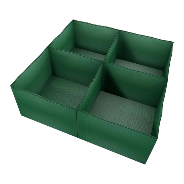 Zorion Sac de Culture de Plantes Premium Intérieur Extérieur Épaissi Plate-Bande Surélevée Robuste 4 Compartiments