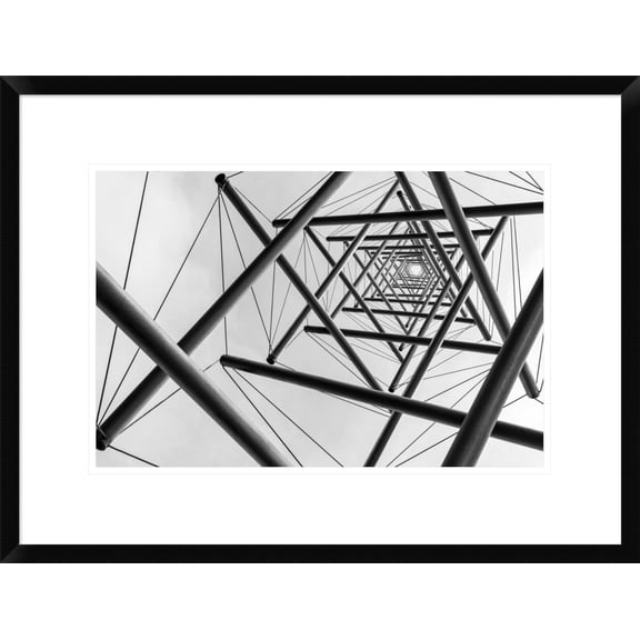 Global Gallery Carla Vermeend 'Lines' Framed Wall Art