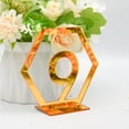 thumbnail image 1 of ornament display,Three Dimensionals Gold And Silver Acrylic Wedding Digital Table Number Card Table Seat Card Mirror Table Ornaments, 1 of 1