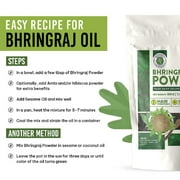Henna Cosmetics Bhringraj Powder Hibiscus Herb Hair and Scalp Conditioner, 100 Grams (3.5 oz)