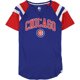 thumbnail image 1 of STARTER Camiseta gráfica para mujer Chicago Cubs, azul, mediana, 1 of 2