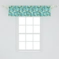 thumbnail image 2 of Ambesonne Nautical Blue Valance Pack of 2, Japan Squama Scale, 54"X12", Multicolor, 2 of 4