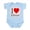 Sky Blue, variant on CafePress - I Love Baboons Infant Creeper - Baby Light Bodysuit, Size Newborn - 24 Months