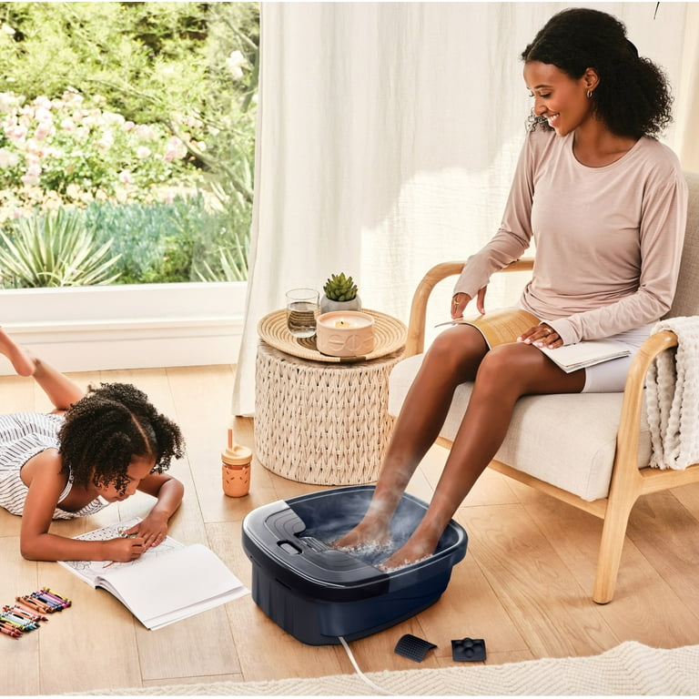 Homedics Bubble Bliss Deluxe Foot-Spa with Heat, Massaging