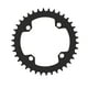 thumbnail image 1 of Rueda de cadena para bicicleta de carretera negra con diseño de dientes positivos/negativos, plato de bicicleta 38T 104BCD, 1 of 8