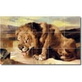 thumbnail image 1 of Ceramic Tile Mural-Sir Edwin Landseer Animals Painting 54. 30" w x 18" h using (15) 6 x 6 ceramic tiles, 1 of 3