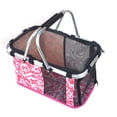 thumbnail image 1 of Sac de Transport Pliable Portable pour Petit Chien Chat en Toile de Tissu Maillé (Rose Rouge), 1 of 6