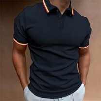 CaiJunJia George Polo Shirt,Men's Polo Shirt Cotton Golf Shirts Long and Short Sleeve Collared Shirts for Uniform, Casual, Business, Work